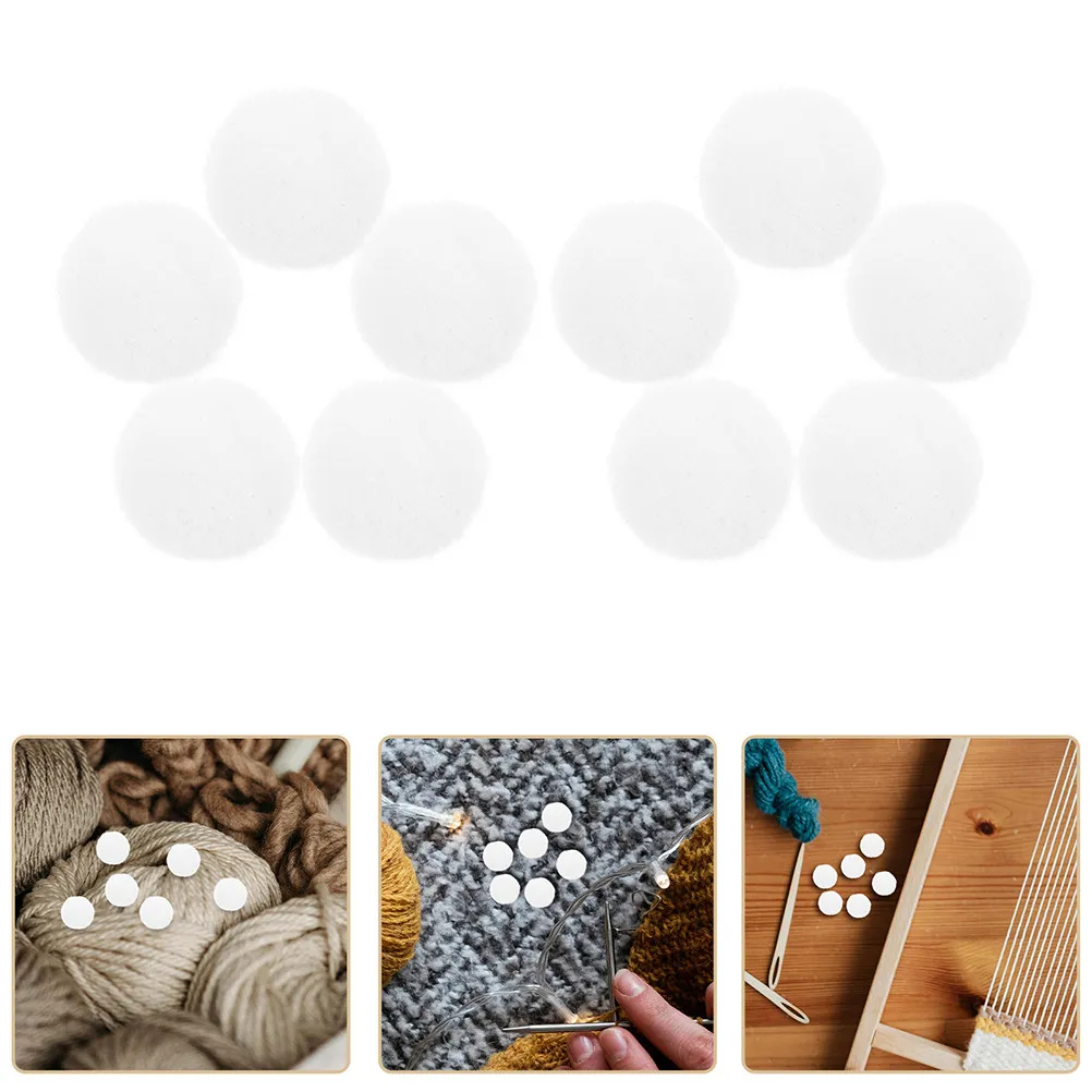 30Pcs White Polyester Pom Poms for Crafts Soft Elegant DIY Decoration Balls Holiday Hat Accessories Keychain Home Decor Tiny
30Pcs White Polyester Pom Poms for Crafts Soft Elegant DIY Decoration Balls Holiday Hat Accessories Keychain Home Decor Tiny