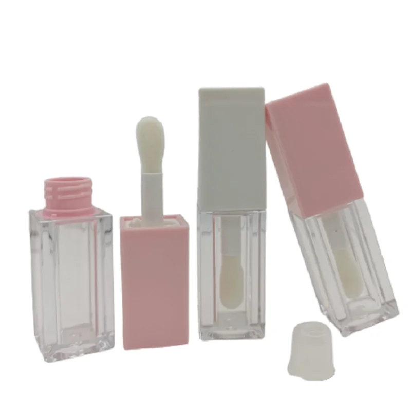 Empty Cosmetic Liquid Foundation Lipstick Packaging 5ML Pink White Black Transparent Square Big Brush Wand Lip Gloss Tube
Empty Cosmetic Liquid Foundation Lipstick Packaging 5ML Pink White Black Transparent Square Big Brush Wand Lip Gloss Tube