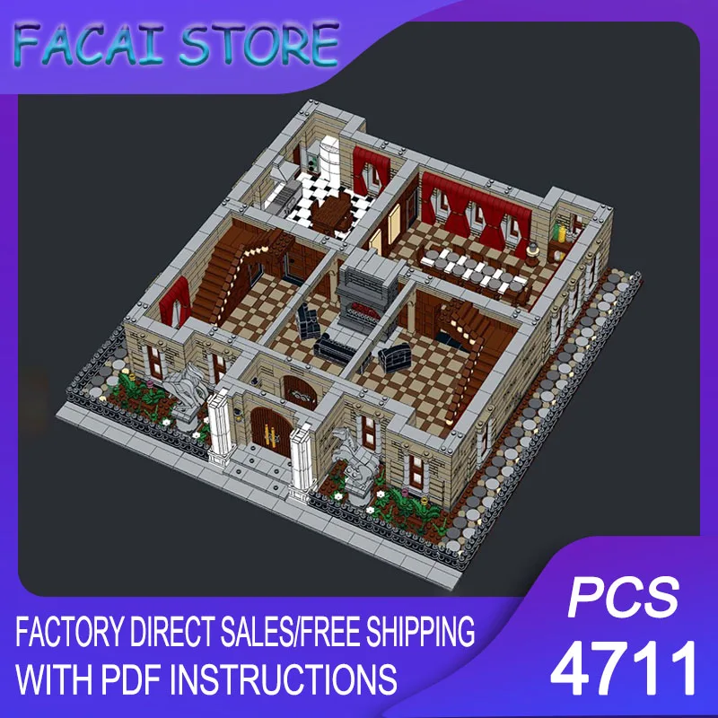 Знаменитая киномодель: Модульный конструктор особняка (первый этаж) из строительных блоков. Технологичные блоки. Рождественский DIY-конструктор. Подарки.
Знаменитая киномодель: Модульный конструктор особняка (первый этаж) из строительных блоков. Технологичные блоки. Рождественский DIY-конструктор. Подарки.