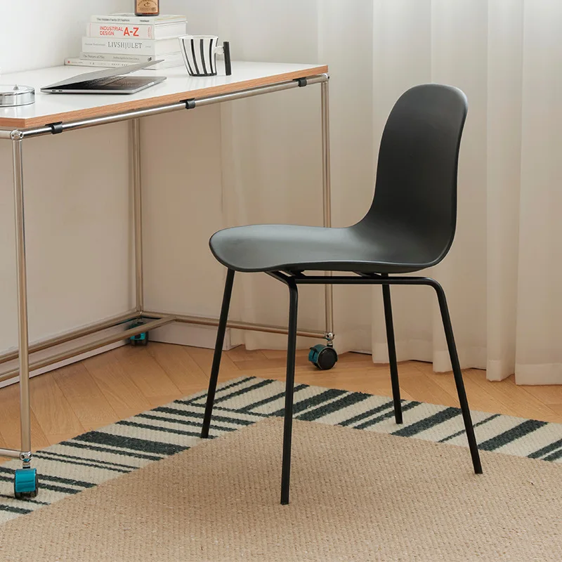 Nordic Modern Comfortable Plastic Dining Chair Iron Art Backrest for Commercial Leisure Negotiation Coffee Shop Internet Chair
Nordic Modern Comfortable Plastic Dining Chair Iron Art Backrest for Commercial Leisure Negotiation Coffee Shop Internet Chair