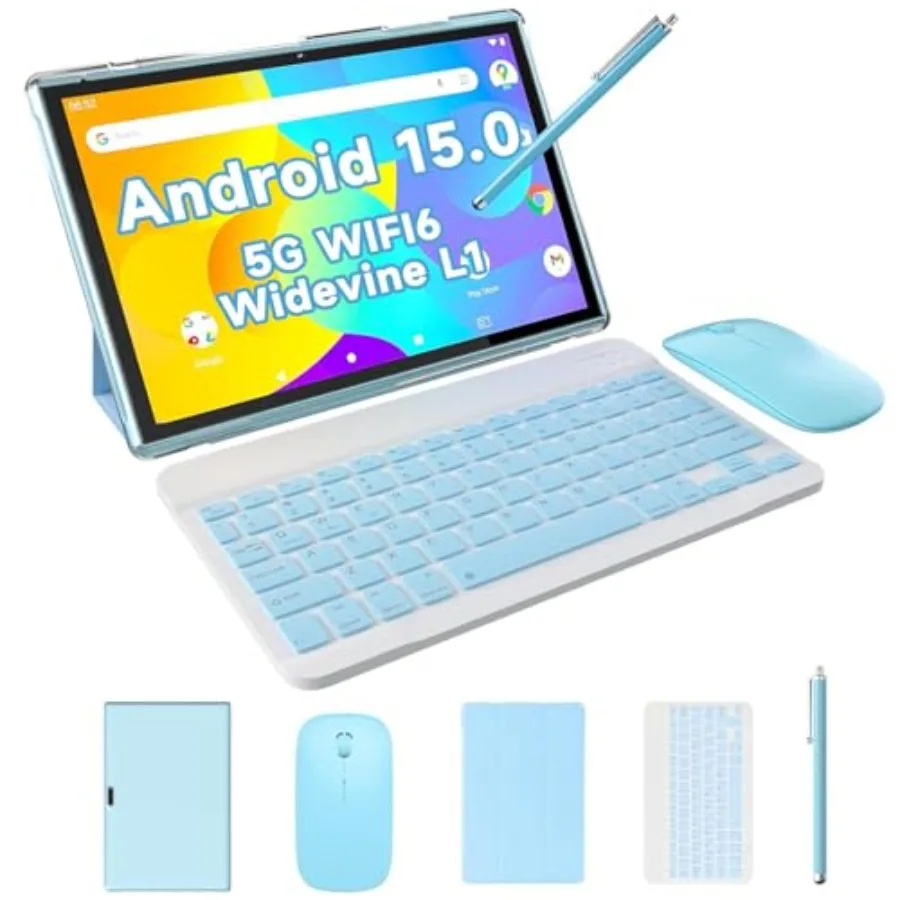 10-дюймовый планшет 2-в-1 на Android 15 с клавиатурой, мышью, стилусом, чехлом, 8 ГБ ОЗУ + 32 ГБ ПЗУ, 6000 мАч, расширяемая память до 1 ТБ, 10-дюймовый планшет
10-дюймовый планшет 2-в-1 на Android 15 с клавиатурой, мышью, стилусом, чехлом, 8 ГБ ОЗУ + 32 ГБ ПЗУ, 6000 мАч, расширяемая память до 1 ТБ, 10-дюймовый планшет