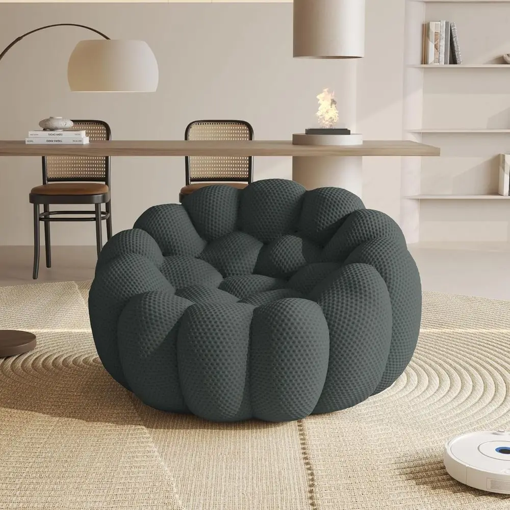 Curved Sofa with 48 Modern Lazy Floor Couch, Memory Foam Bean Bag Lounge Chair for Living Room, Office, Gray
Curved Sofa with 48 Modern Lazy Floor Couch, Memory Foam Bean Bag Lounge Chair for Living Room, Office, Gray