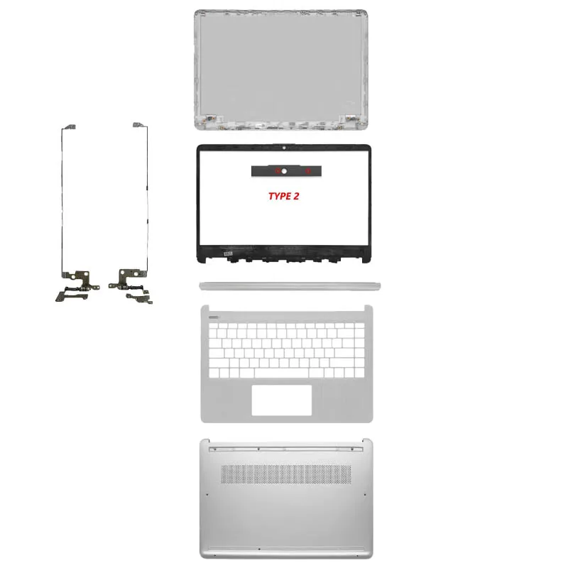 Laptop LCD Back Cover Front Bezel For HP 14-DQ 14-DR 14S-DR 14S-FR FQ TPN-Q221 Palmrest Bottom Case Hinges Housing Replace Cover
Laptop LCD Back Cover Front Bezel For HP 14-DQ 14-DR 14S-DR 14S-FR FQ TPN-Q221 Palmrest Bottom Case Hinges Housing Replace Cover