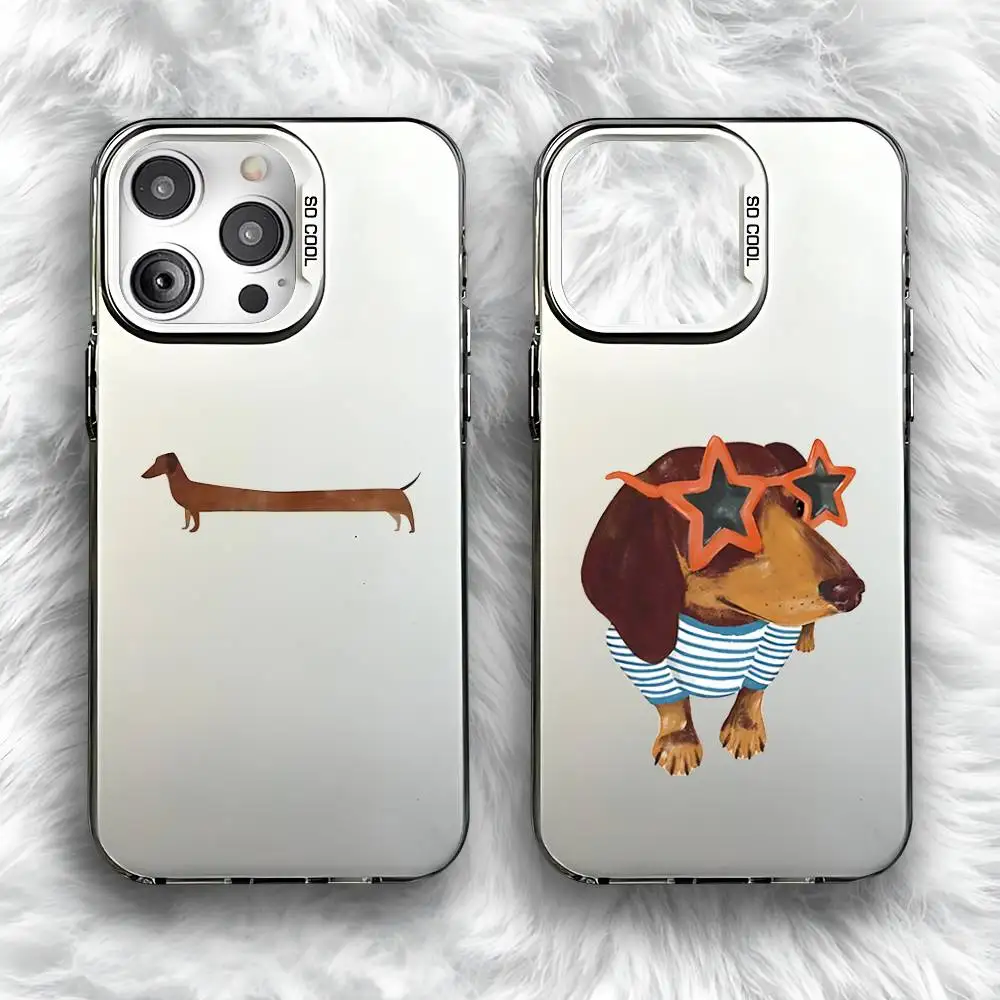 Cute Dachshund Puppy Phone Case For iPhone 16,15,14,13,12,11,Pro,Max,Plus,Mini,SE Anti Fall Gray White Matte Hard Bumper 
Cute Dachshund Puppy Phone Case For iPhone 16,15,14,13,12,11,Pro,Max,Plus,Mini,SE Anti Fall Gray White Matte Hard Bumper