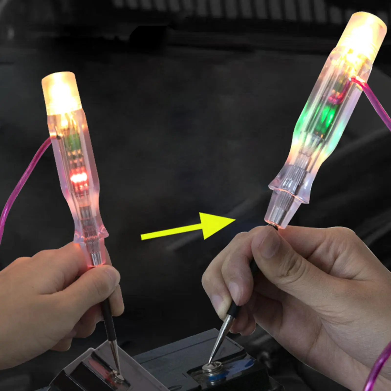 Car Tester Diagnostic Finish LED Test Pen with Sharp Stainless Probe for Automotive Electrical Wiring Trailers Motorcycles
Car Tester Diagnostic Finish LED Test Pen with Sharp Stainless Probe for Automotive Electrical Wiring Trailers Motorcycles