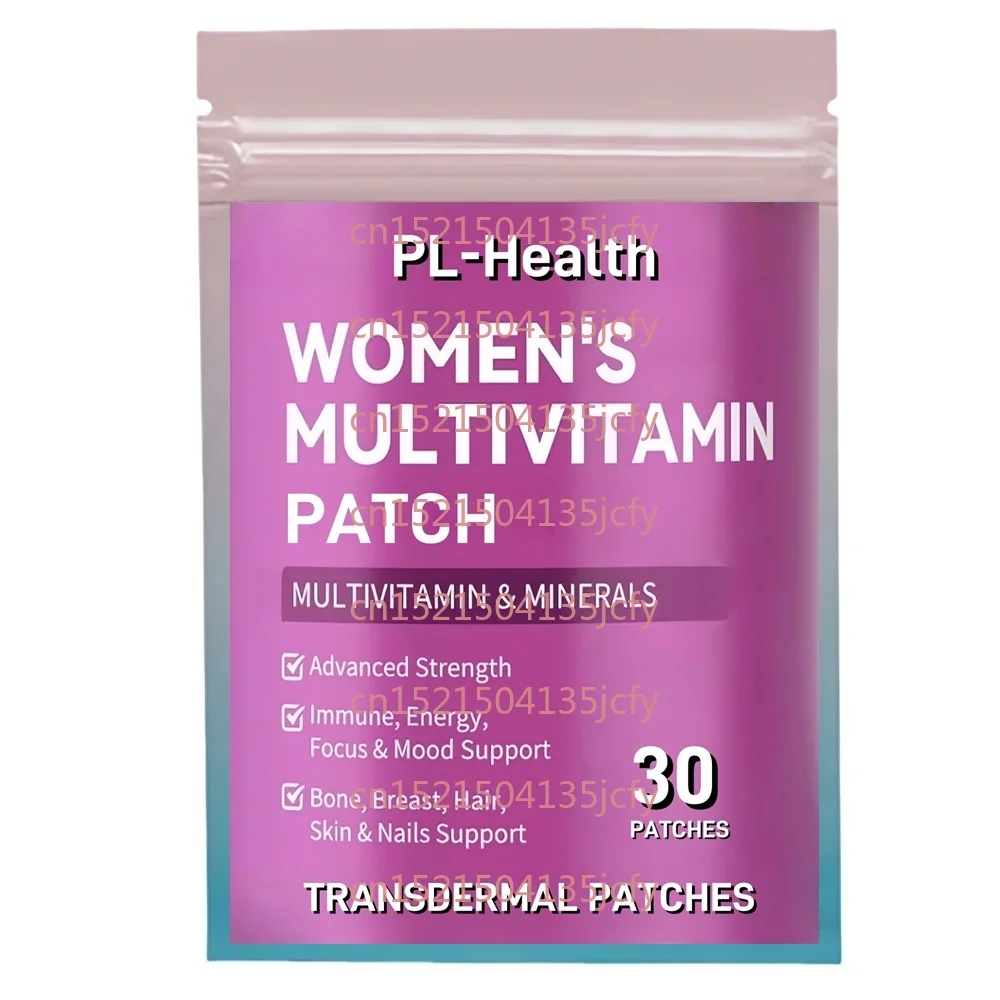 30 Patches Women Multivitamin Transdermal Patches Vitamin A, C, B, D3, K2, for Hair, Skin, Energy, Immune
30 Patches Women Multivitamin Transdermal Patches Vitamin A, C, B, D3, K2, for Hair, Skin, Energy, Immune