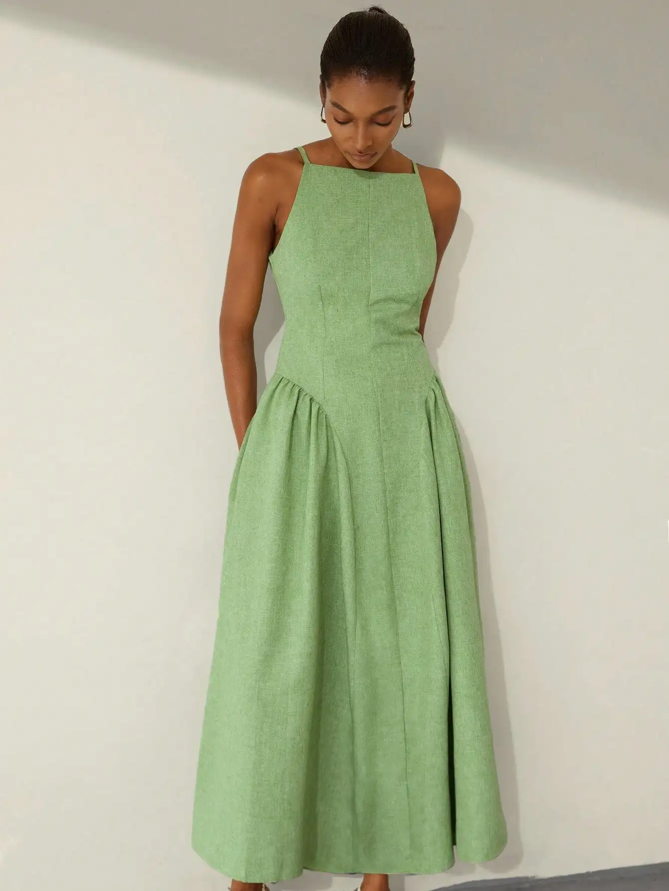 Aveloria Modichic Elegant Party Off Shoulder Sleeveless Ruched Waist Flared Dress, Exaggerated Flowy Dress, Textured Fabric,
Aveloria Modichic Elegant Party Off Shoulder Sleeveless Ruched Waist Flared Dress, Exaggerated Flowy Dress, Textured Fabric,