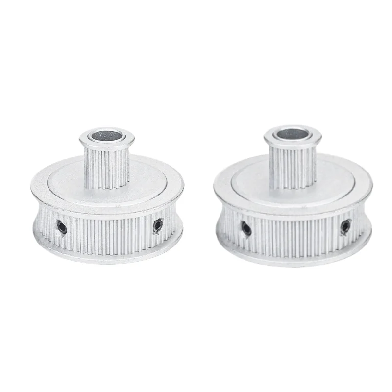 GT2 Timing Pulley Bore 6/8mm Belt Width 6/10mm Double-sided teeth 2GT 20T&60T 1:3 Synchronous pulley Wheel Aluminum alloy
GT2 Timing Pulley Bore 6/8mm Belt Width 6/10mm Double-sided teeth 2GT 20T&60T 1:3 Synchronous pulley Wheel Aluminum alloy