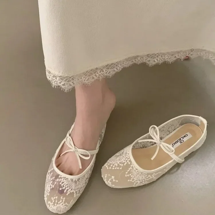 Spring and Summer Simple Pure Color Mesh Bow Flat Mesh Breathable Shallow Mouth Single Shoe for Women
Spring and Summer Simple Pure Color Mesh Bow Flat Mesh Breathable Shallow Mouth Single Shoe for Women