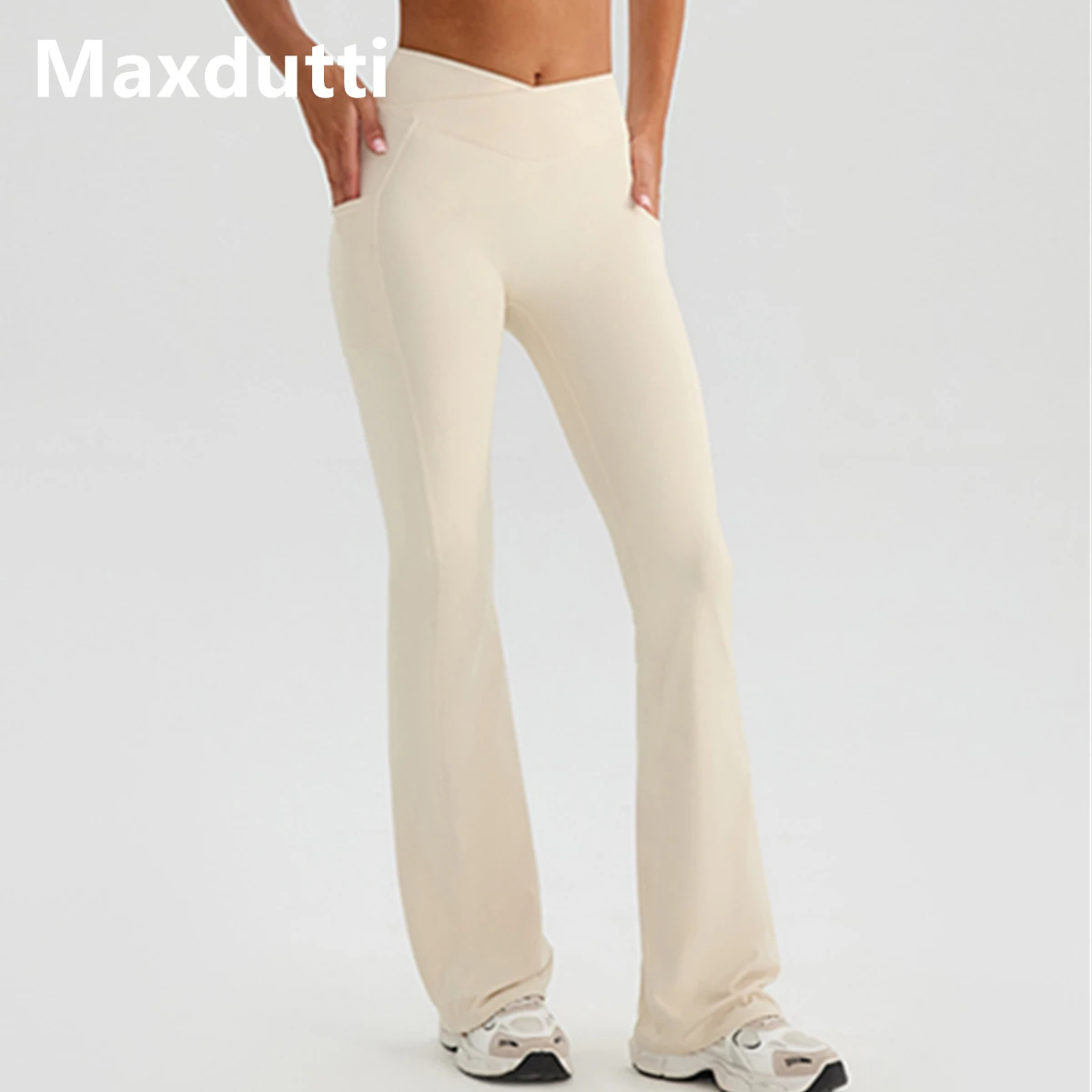 Maxdutti Elegant Cross V-waist Yoga Pants For Women Fitness Flare Pants Outerwear For Gym Yoga Female Clothing Woman Clothes
Maxdutti Elegant Cross V-waist Yoga Pants For Women Fitness Flare Pants Outerwear For Gym Yoga Female Clothing Woman Clothes