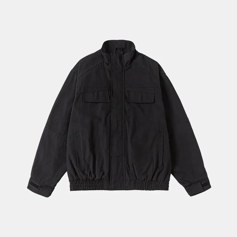 Retro American Streetwear Jacket Multiple Pockets Casual Loose Short Style for Men And Women Spring Autumn Wear
Retro American Streetwear Jacket Multiple Pockets Casual Loose Short Style for Men And Women Spring Autumn Wear