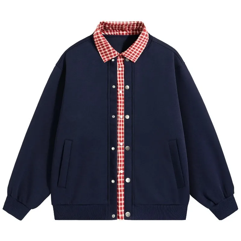 Fashionable New Popular Fake Two-piece Lapel Pure Cotton Sweatshirt,casual Versatile Long Sleeved Cardigan,simple and Loose Coat
Fashionable New Popular Fake Two-piece Lapel Pure Cotton Sweatshirt,casual Versatile Long Sleeved Cardigan,simple and Loose Coat