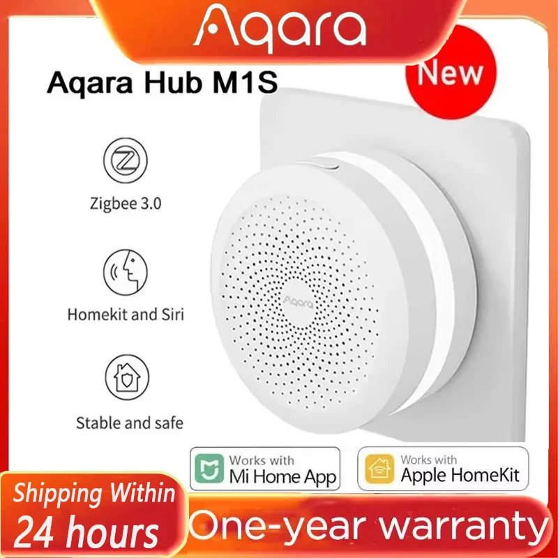 Aqara Hub M1S Gateway Zigbee 3.0 Smart Zigbee Gateways Temperature Door Motion Sensor Wireless Switch Work with Mi Home Homekit
Aqara Hub M1S Gateway Zigbee 3.0 Smart Zigbee Gateways Temperature Door Motion Sensor Wireless Switch Work with Mi Home Homekit