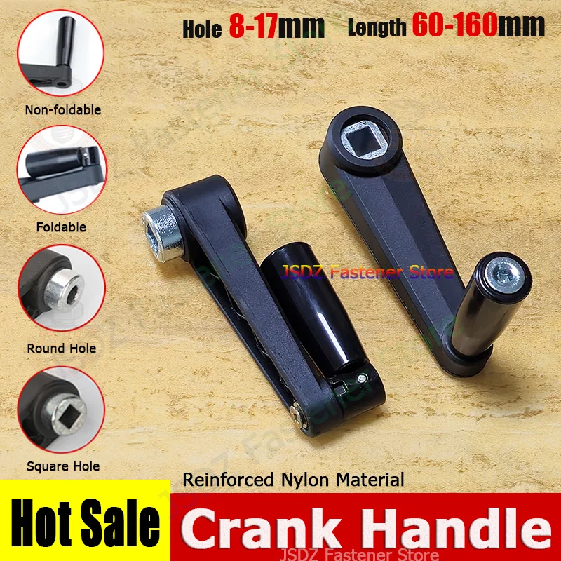 1-5pcs Length 60-160mm Crank Handle Metal Circular/Square Hole 8-17mm Foldable/Non-foldable Handle For Turning&Milling Machines
1-5pcs Length 60-160mm Crank Handle Metal Circular/Square Hole 8-17mm Foldable/Non-foldable Handle For Turning&Milling Machines