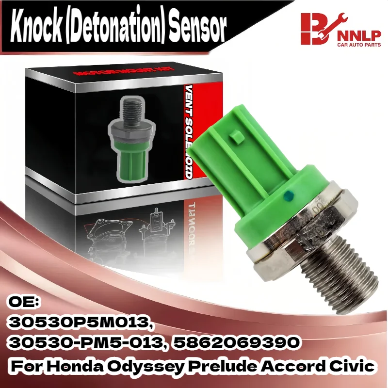 Engine Knock Sensor Fit For Honda Acura Knocking Position Sensor 30530P5M003, 30530P5M013, 30530PM5013, 5862069390 
Engine Knock Sensor Fit For Honda Acura Knocking Position Sensor 30530P5M003, 30530P5M013, 30530PM5013, 5862069390