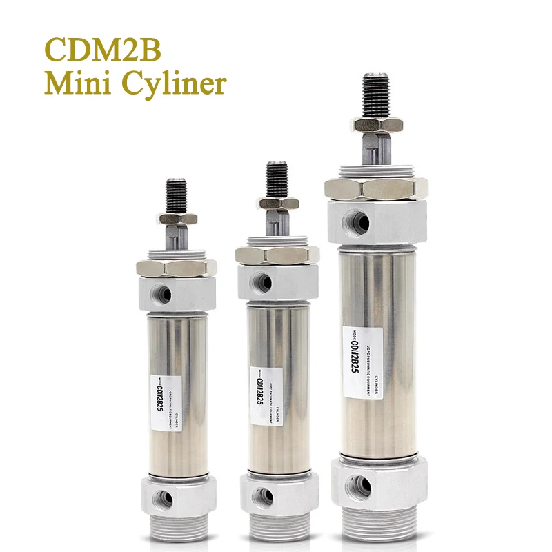 CDM2B Series Cylinder Stainless Steel Magnetic Ring 25-300mm Stroke Double Acting 20/25/32/40mm Bore Mini Pneumatic Air Cylinder
CDM2B Series Cylinder Stainless Steel Magnetic Ring 25-300mm Stroke Double Acting 20/25/32/40mm Bore Mini Pneumatic Air Cylinder