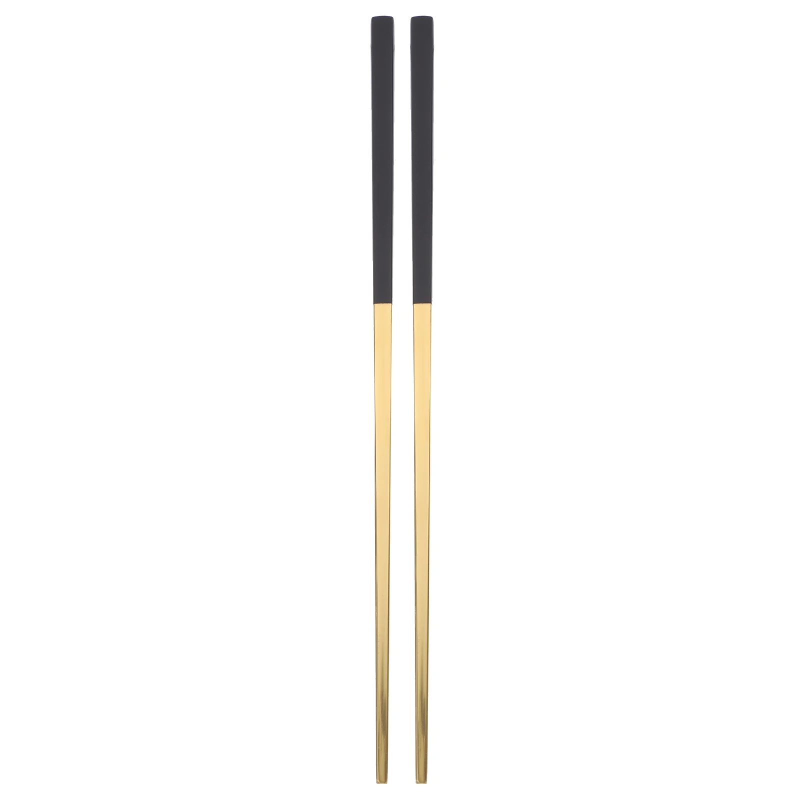 A Pair of 23CM Stainless Steel Plating Chopsticks Ultra Lightweight Square Anti-slip Chopsticks (Black and Golden)
A Pair of 23CM Stainless Steel Plating Chopsticks Ultra Lightweight Square Anti-slip Chopsticks (Black and Golden)
