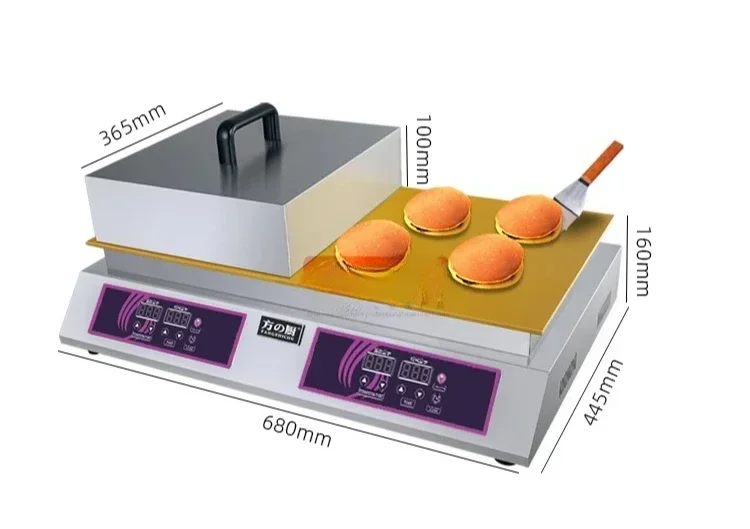 'Digital Snack Machines Double heard Souffle Making Machine 220V/110V Souffle Pancake Machine in Stock
'Digital Snack Machines Double heard Souffle Making Machine 220V/110V Souffle Pancake Machine in Stock