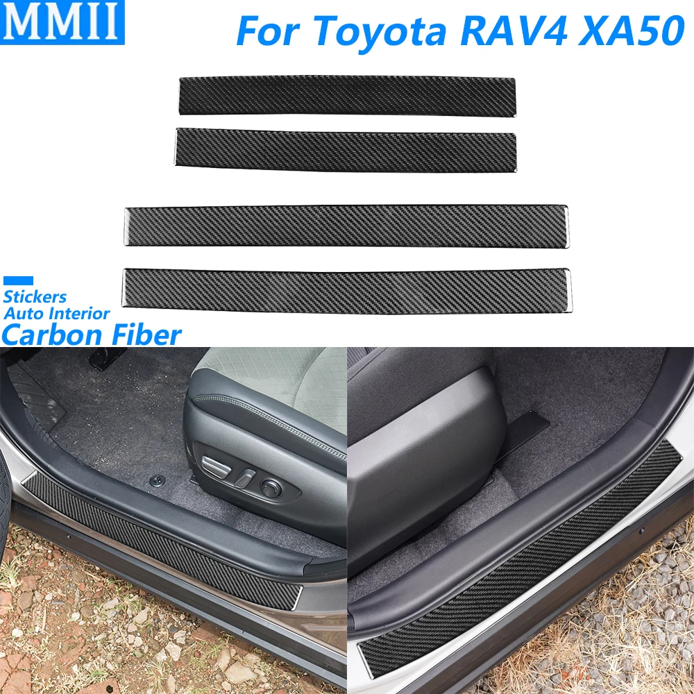 For Toyota RAV4 XA50 2020-2024 Carbon Fiber Inner Door Sill Threshold Panel Decorative Strips Car Interior Accessories Sticker
For Toyota RAV4 XA50 2020-2024 Carbon Fiber Inner Door Sill Threshold Panel Decorative Strips Car Interior Accessories Sticker