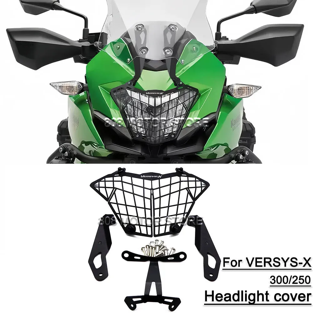 For Versys-x 250 300 versys-x Motorcycle Accessories CNC Headlight Guard Cover Protector
For Versys-x 250 300 versys-x Motorcycle Accessories CNC Headlight Guard Cover Protector