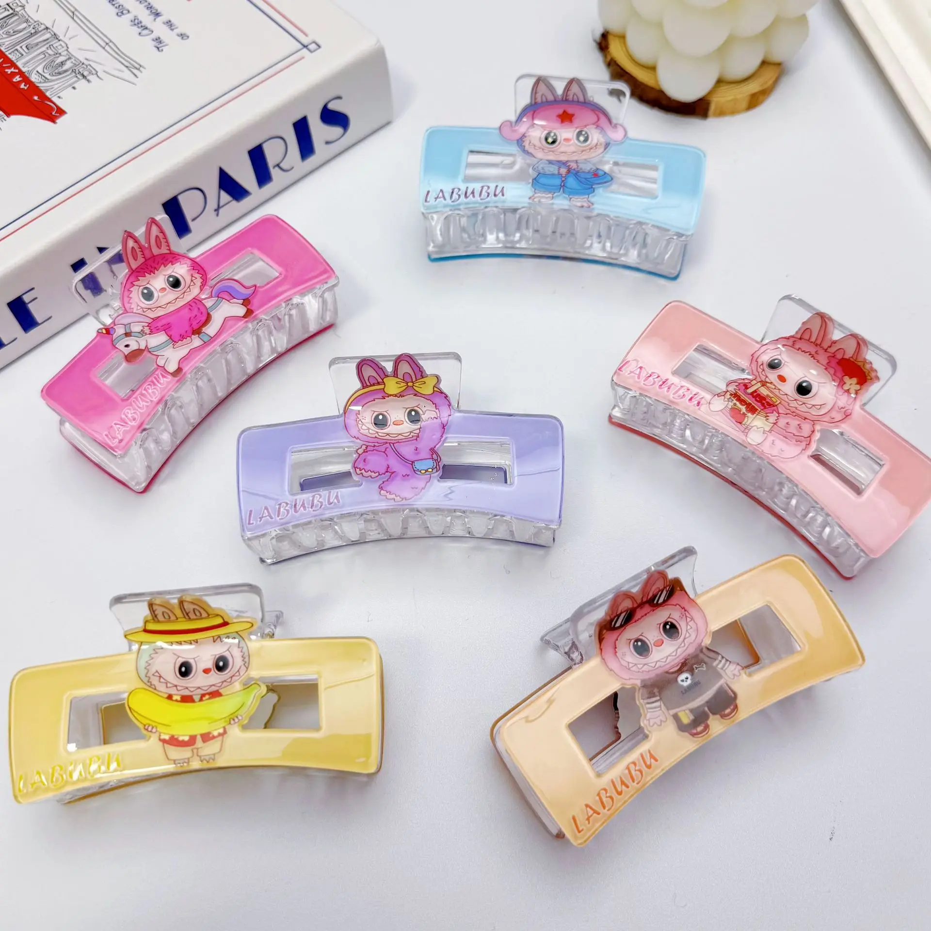Labubu Kawaii Children's Hair Accessories Medium Small Square Grab Clip Student Maiden Hair Grab Sweet Hair Clip Girl Gift
Labubu Kawaii Children's Hair Accessories Medium Small Square Grab Clip Student Maiden Hair Grab Sweet Hair Clip Girl Gift