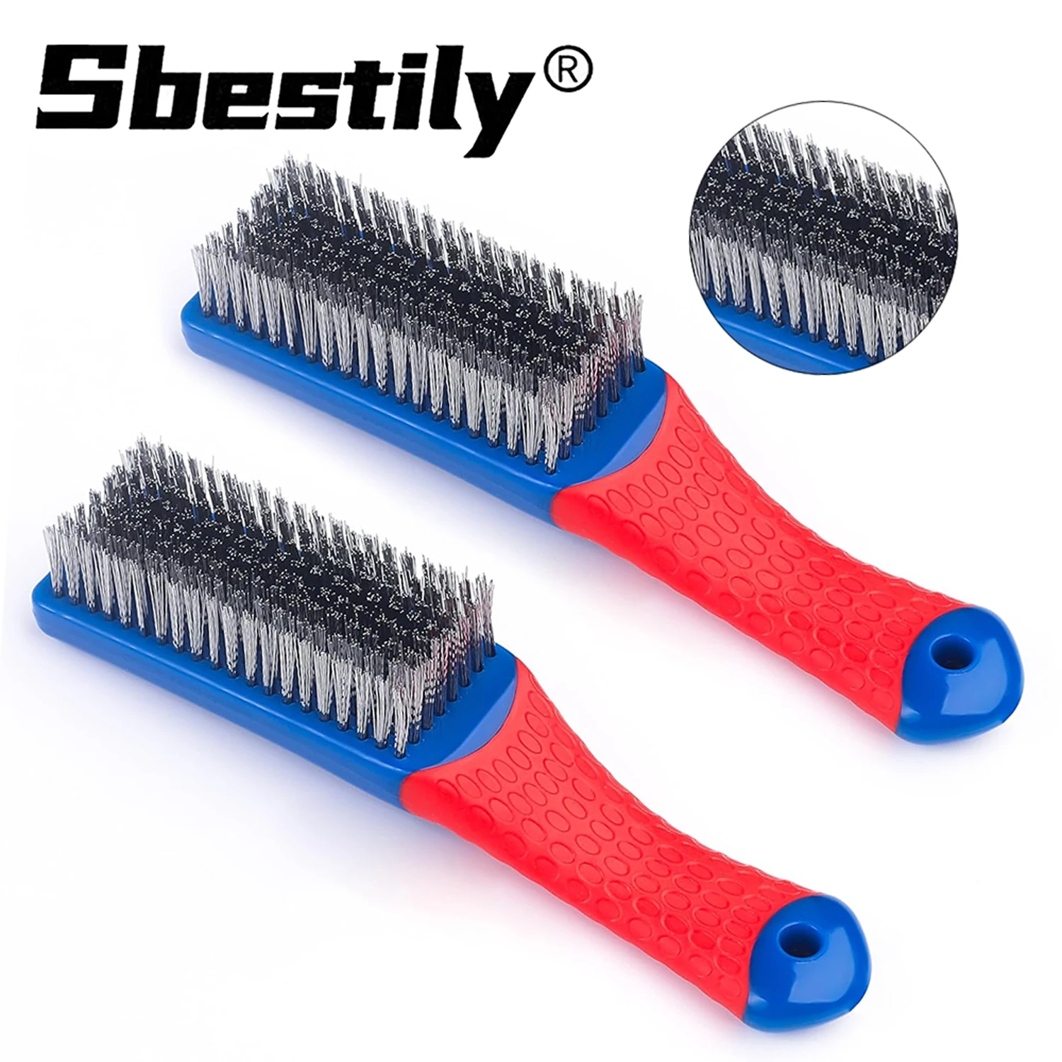 1/2pcs Stainless Steel Wire Brush with Comfortable Plastic Handle For Rust Wielding Slag Dirt & Paint Scrubbing With Cleaning
1/2pcs Stainless Steel Wire Brush with Comfortable Plastic Handle For Rust Wielding Slag Dirt & Paint Scrubbing With Cleaning