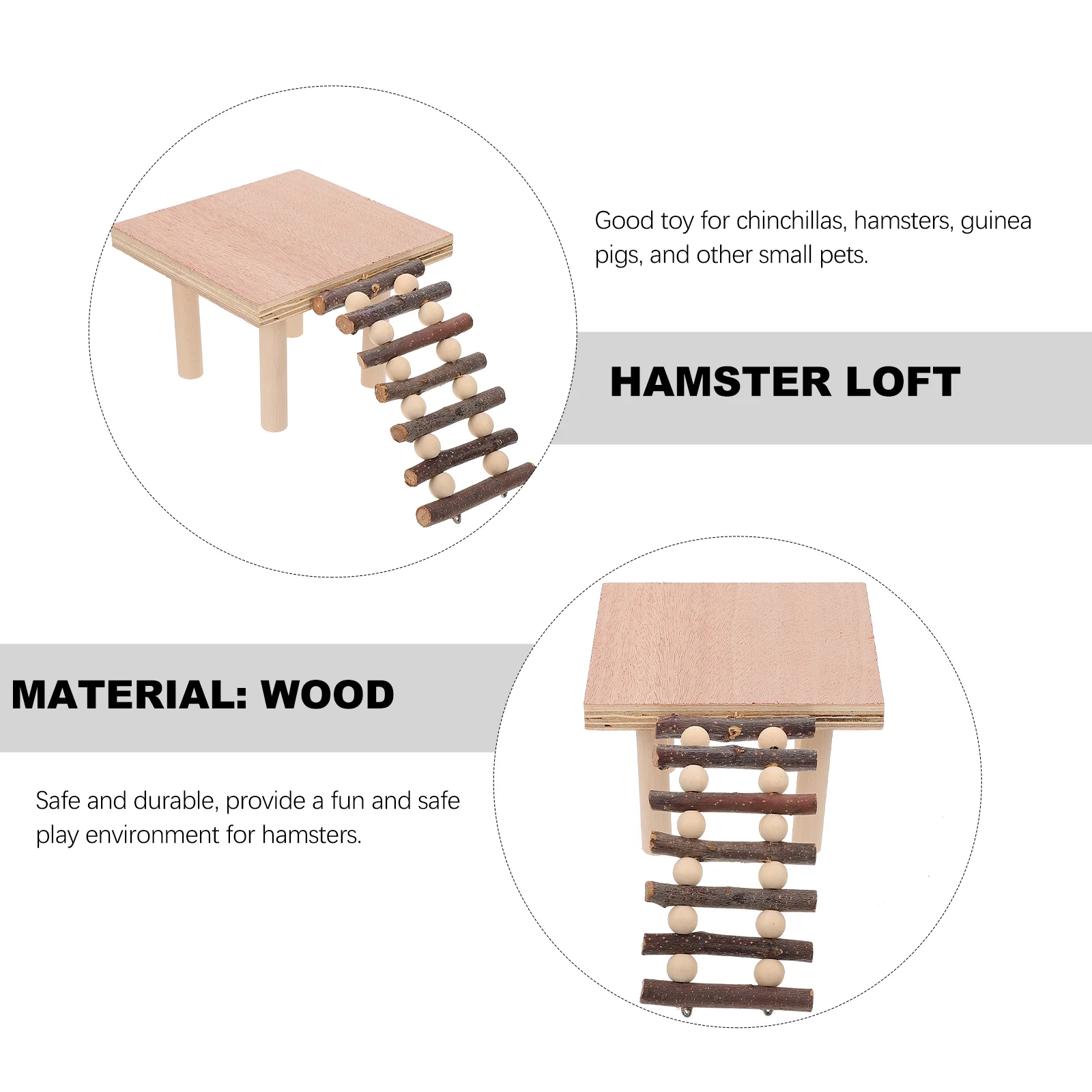 Solid Wood Bracket Partition Hamster Playing Platform Small Animal Ramp Squirrel Climbing Ladder Pet Chinchilla Cage
Solid Wood Bracket Partition Hamster Playing Platform Small Animal Ramp Squirrel Climbing Ladder Pet Chinchilla Cage