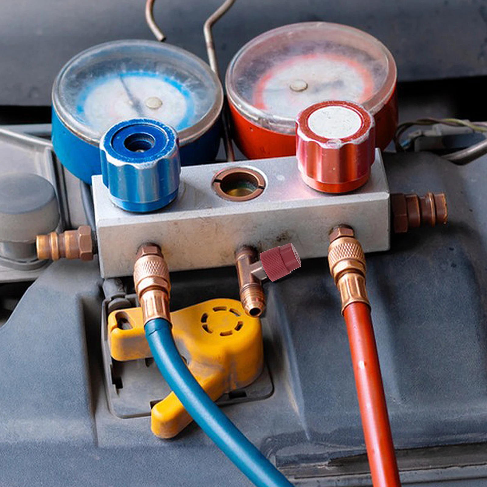 10pcs Air Conditioning Valve Caps High Low Pressure Dust Caps For Car Ac System Protection Plastic Valve Core Cover Auto
10pcs Air Conditioning Valve Caps High Low Pressure Dust Caps For Car Ac System Protection Plastic Valve Core Cover Auto