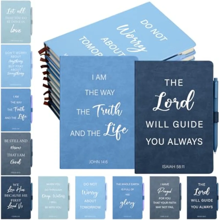 20 Pcs Christian Gifts Bulk for Men 10 Leather Christian Bible Journal Bulk for Men Bible Leather Notebooks 10 Religious Pen In
20 Pcs Christian Gifts Bulk for Men 10 Leather Christian Bible Journal Bulk for Men Bible Leather Notebooks 10 Religious Pen In
