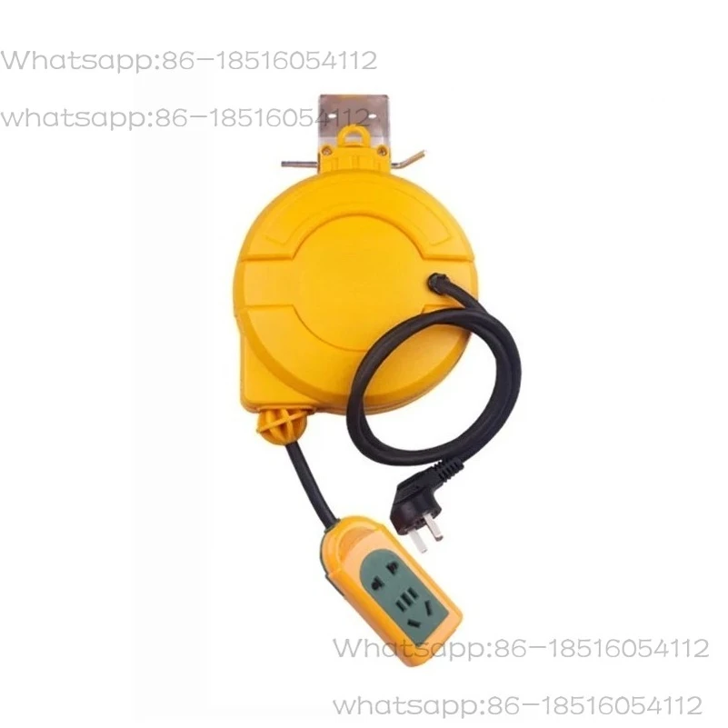 5M Automatic Retractable Power Cable Reel Electric Wire Retractable Barrel for Electric Tools 3000W Power Hose Reel
5M Automatic Retractable Power Cable Reel Electric Wire Retractable Barrel for Electric Tools 3000W Power Hose Reel