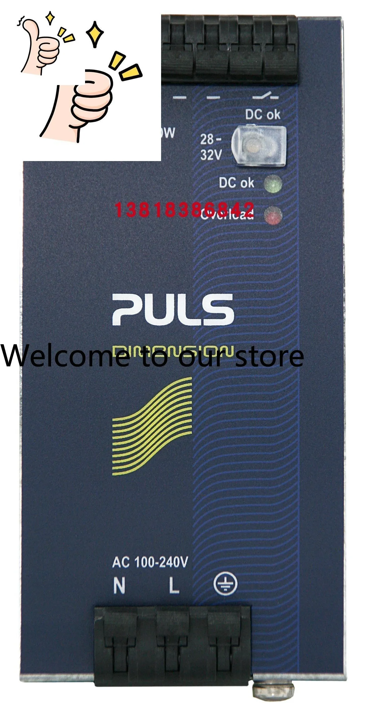 Блок питания на DIN-рейку QS10.301 для однофазных систем PULS
Блок питания на DIN-рейку QS10.301 для однофазных систем PULS