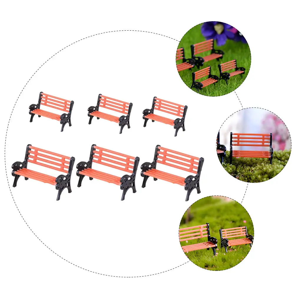 Creative Landscape Benches 6Pcs Realistic Design House Accessories Miniature Park Chairs For Planter Decor
Creative Landscape Benches 6Pcs Realistic Design House Accessories Miniature Park Chairs For Planter Decor