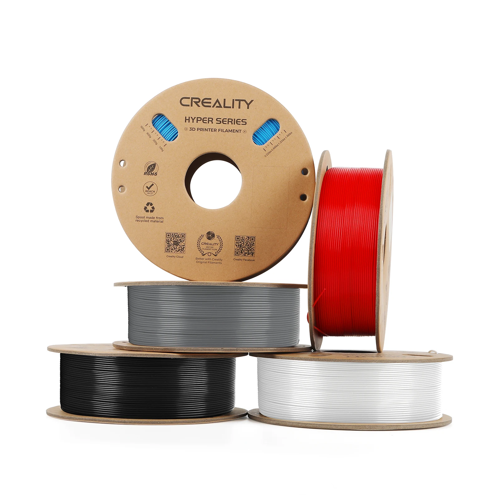 CREALITY 3D 2 кг PLA Filament K1/K2 3D-принтер PLA Filament 1,75 мм Материал для 3D-принтера серии K1/K2 или CREALITY
CREALITY 3D 2 кг PLA Filament K1/K2 3D-принтер PLA Filament 1,75 мм Материал для 3D-принтера серии K1/K2 или CREALITY