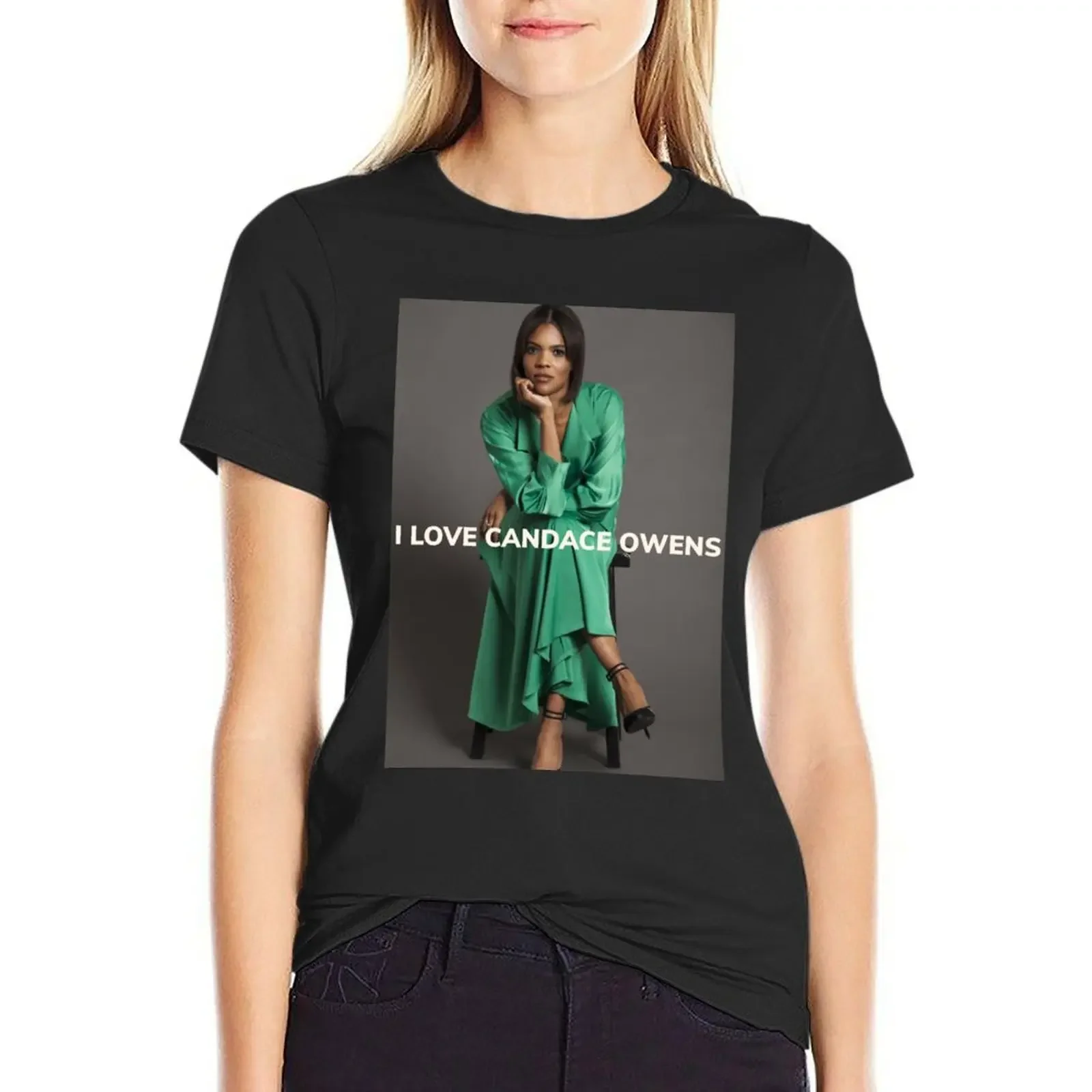 Футболка Candace Owens, винтажные топы, летние топы, футболка с короткими рукавами, женская одежда
Футболка Candace Owens, винтажные топы, летние топы, футболка с короткими рукавами, женская одежда