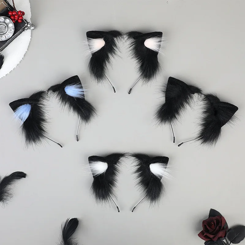 Handmade Plush Simulation Cat Ear Hair Accessories Cute Kitten Headgear Cosplay Comic Show Animal Ears Cat Ears Headband
Handmade Plush Simulation Cat Ear Hair Accessories Cute Kitten Headgear Cosplay Comic Show Animal Ears Cat Ears Headband
