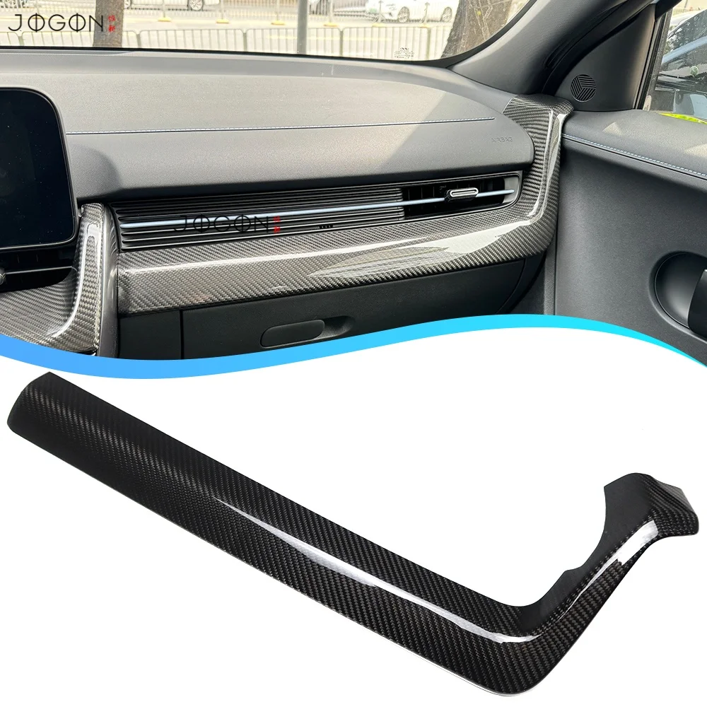 JOGON настоящее углеродное волокно, украшение для приборной панели пассажира, вентиляционная полоса для Hyundai Ioniq 5 N NE SEL 2022-2025, внешний аксессуар
JOGON настоящее углеродное волокно, украшение для приборной панели пассажира, вентиляционная полоса для Hyundai Ioniq 5 N NE SEL 2022-2025, внешний аксессуар