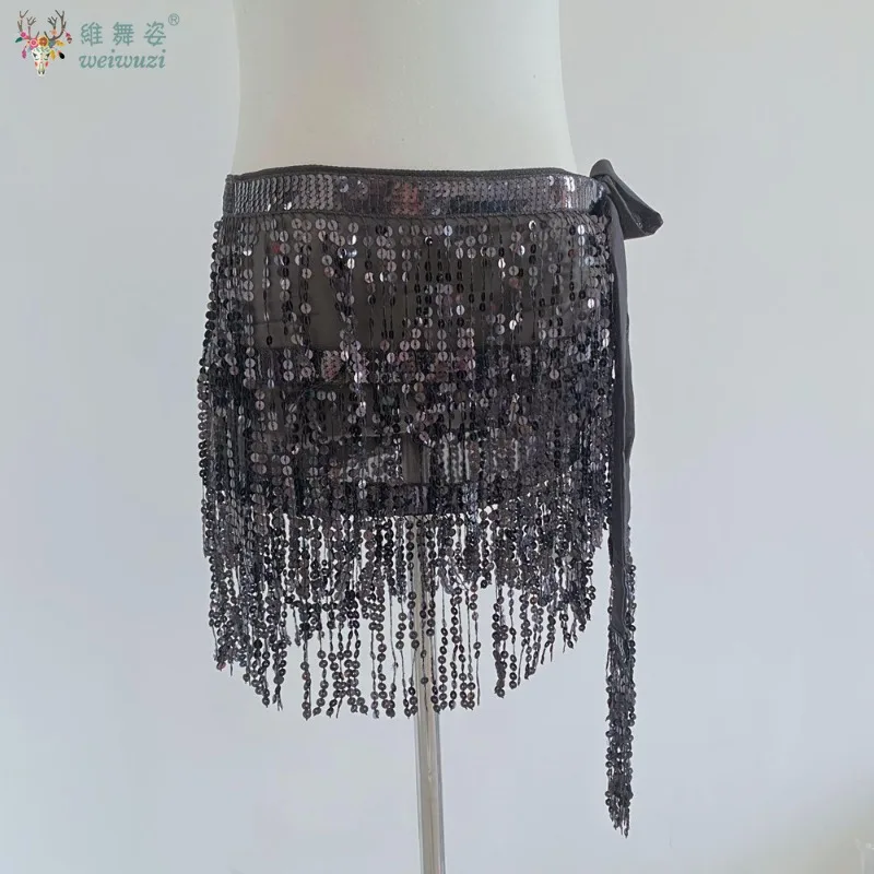 Adult Sequins Bling Tassel Belly Dance Belt Skirts Lady Rave Carnival Stage Performance Hip Scarf Costume Towel Wrap Dancewear
Adult Sequins Bling Tassel Belly Dance Belt Skirts Lady Rave Carnival Stage Performance Hip Scarf Costume Towel Wrap Dancewear