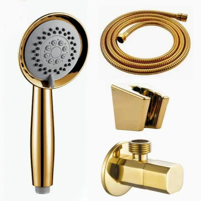 3 way abs plastic Gold Plated Handheld Shower Luxury Batnroom Hand Shower Head wiht gold holder and shower hose BD667
3 way abs plastic Gold Plated Handheld Shower Luxury Batnroom Hand Shower Head wiht gold holder and shower hose BD667