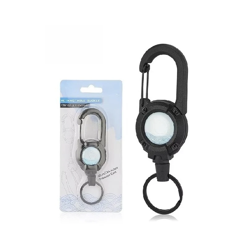 5" Fishing Knot Tools with Integrated Line Cutter and Magnetic Closure,360° Rotation Keychain Fishing Zinger Retractor
5" Fishing Knot Tools with Integrated Line Cutter and Magnetic Closure,360° Rotation Keychain Fishing Zinger Retractor