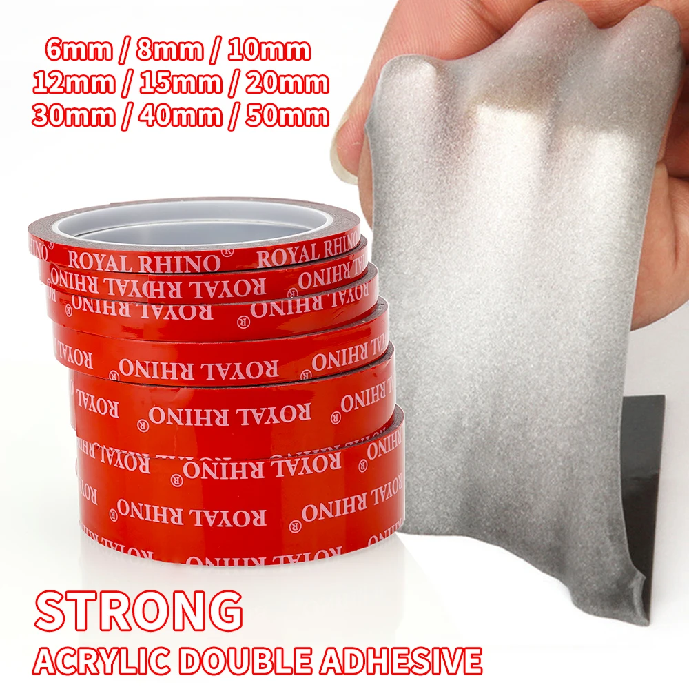 Strong Car Special Double Sided Tape Heavy Duty Acrylic Foam Adhesive DIY Sticker for Auto Rear Spoiler Household Accessories
Strong Car Special Double Sided Tape Heavy Duty Acrylic Foam Adhesive DIY Sticker for Auto Rear Spoiler Household Accessories
