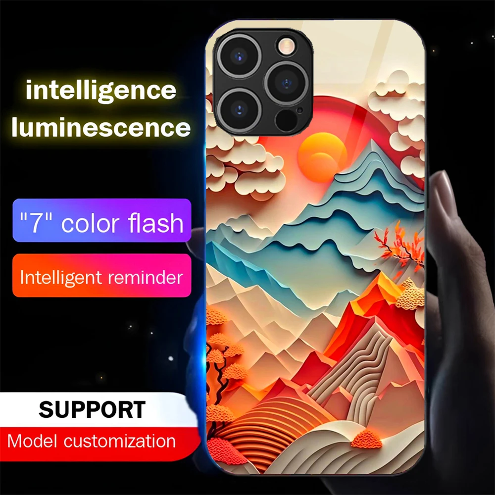 Pretty Mount Fuji Luminous Glass LED Phone Case For Samsung S25 S24 S23 S22 S21 S20 Note20 Plus Ultra A54 Calling Light Up Cover
Pretty Mount Fuji Luminous Glass LED Phone Case For Samsung S25 S24 S23 S22 S21 S20 Note20 Plus Ultra A54 Calling Light Up Cover