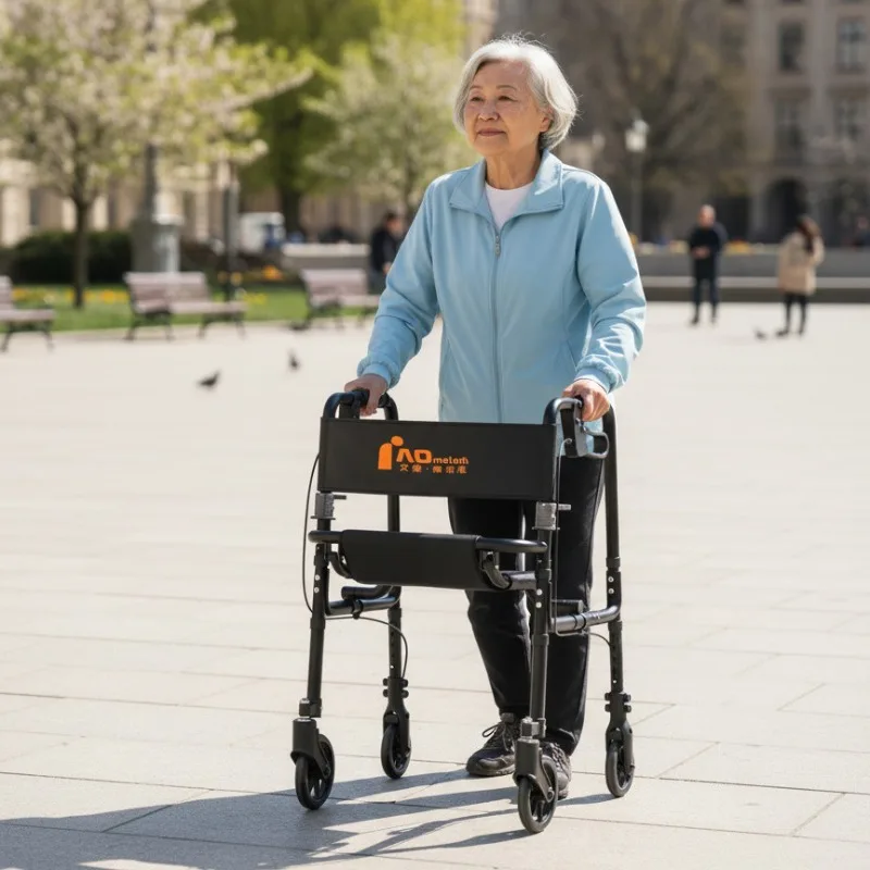 Foldable Rollator Walkers with Seat for Seniors, 350 Lb Capacity Walking Aids Rollator, Adjustable Lightweight Walker for Adults
Foldable Rollator Walkers with Seat for Seniors, 350 Lb Capacity Walking Aids Rollator, Adjustable Lightweight Walker for Adults