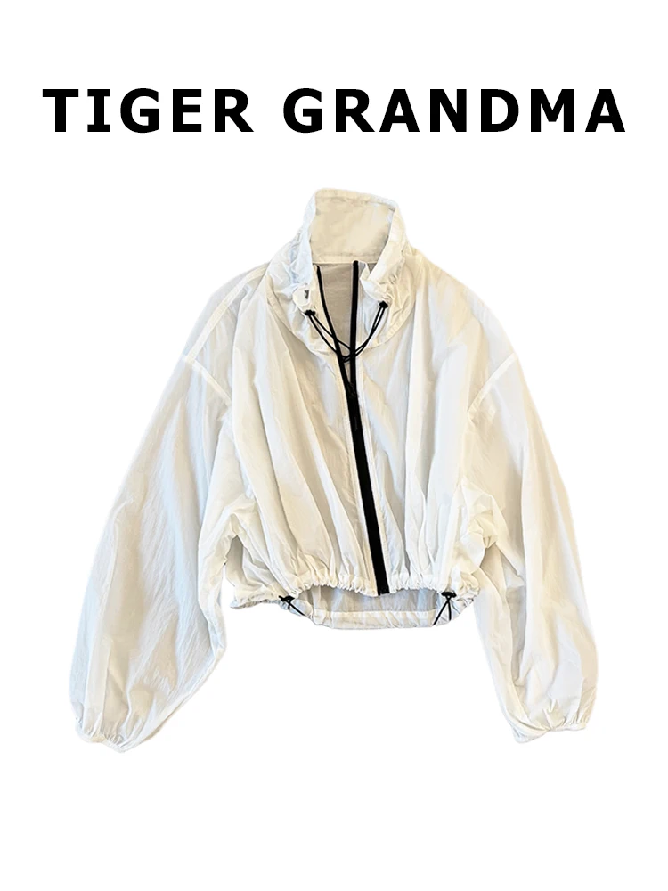 Daqi TG UPF50 Petal Collar Thin Sunscreen Jaet Loose Comfortable Versatile Ladies Outerwear mat Sle Nylon Fiber
Daqi TG UPF50 Petal Collar Thin Sunscreen Jaet Loose Comfortable Versatile Ladies Outerwear mat Sle Nylon Fiber