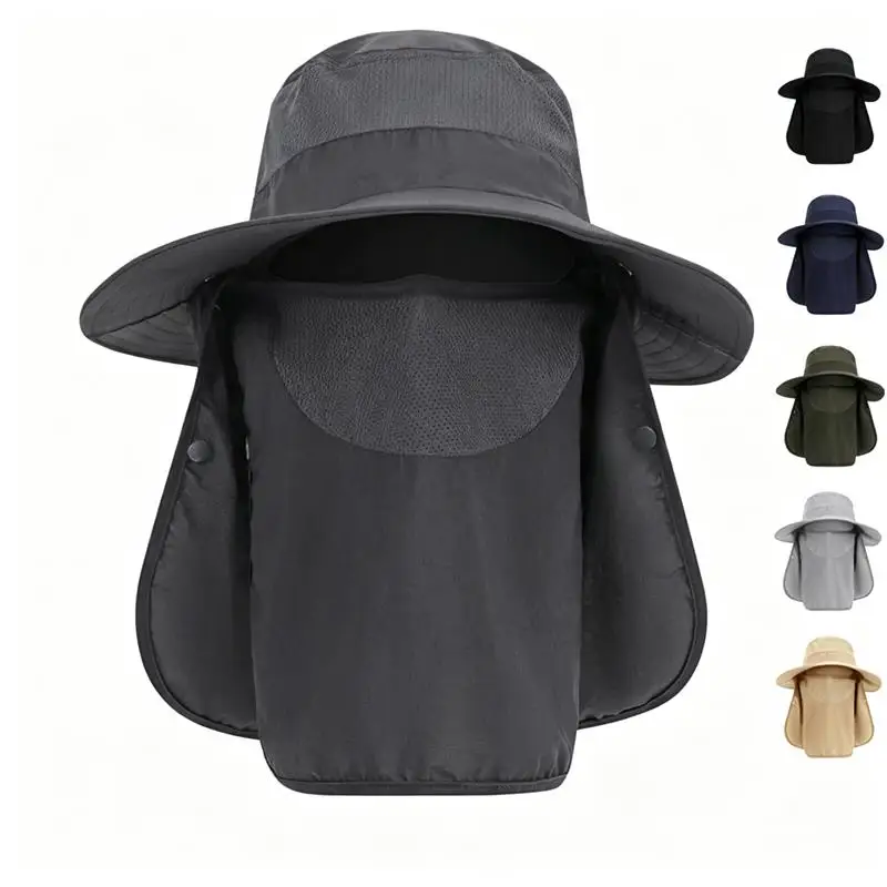 1Pc Fishing Hat for Men & Women, Outdoor UV Sun Protection Wide Brim Hat with Face Cover & Neck Flap
1Pc Fishing Hat for Men & Women, Outdoor UV Sun Protection Wide Brim Hat with Face Cover & Neck Flap