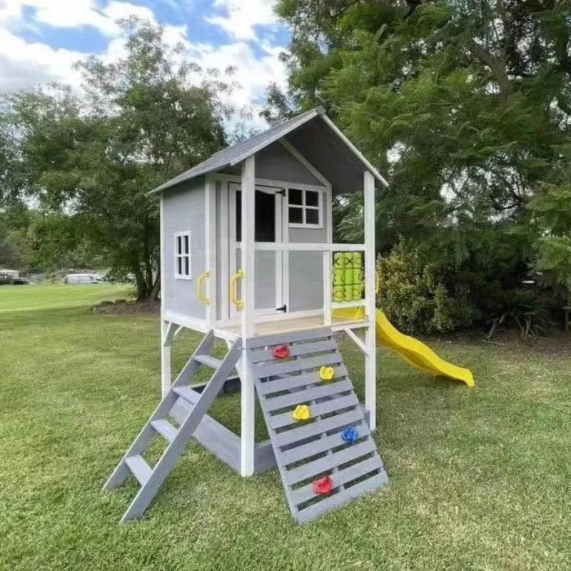 Kids Wooden Playhouse With Slide And Sandbox Waterproof Outdoor Garden Playground For Backyard Use
Kids Wooden Playhouse With Slide And Sandbox Waterproof Outdoor Garden Playground For Backyard Use