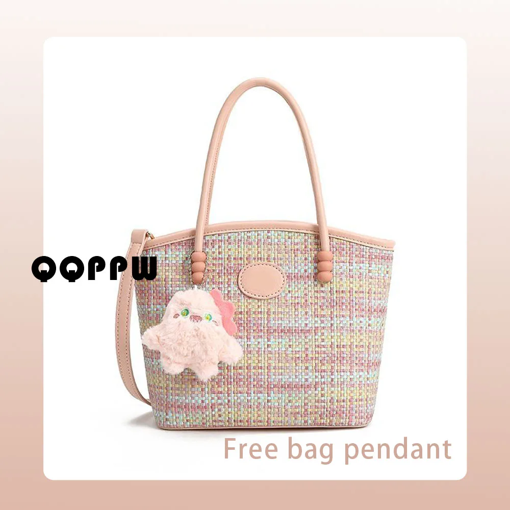 Women's Straw Woven Handbag Large Rattan Basket Beach Bag Summer Women Messenger Crossbody Bags Girls Small Beach Handbag New
Women's Straw Woven Handbag Large Rattan Basket Beach Bag Summer Women Messenger Crossbody Bags Girls Small Beach Handbag New