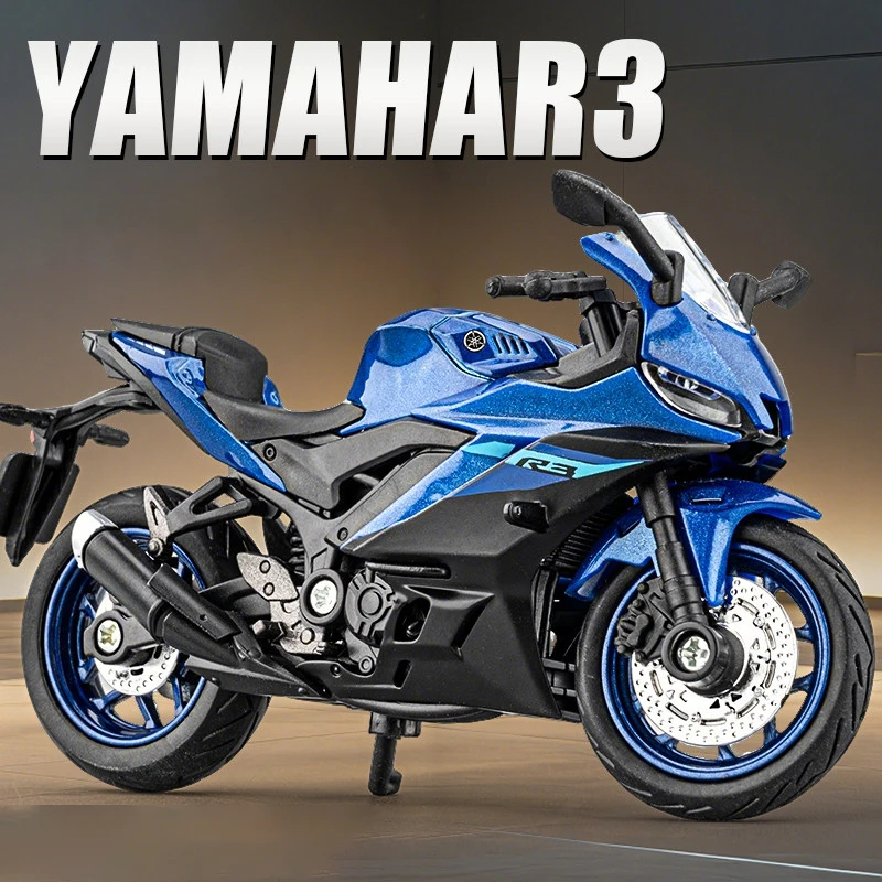 1:18 Yamaha R3 alloy motorcycle model simulation boy toy car collection ornaments birthday gift
1:18 Yamaha R3 alloy motorcycle model simulation boy toy car collection ornaments birthday gift