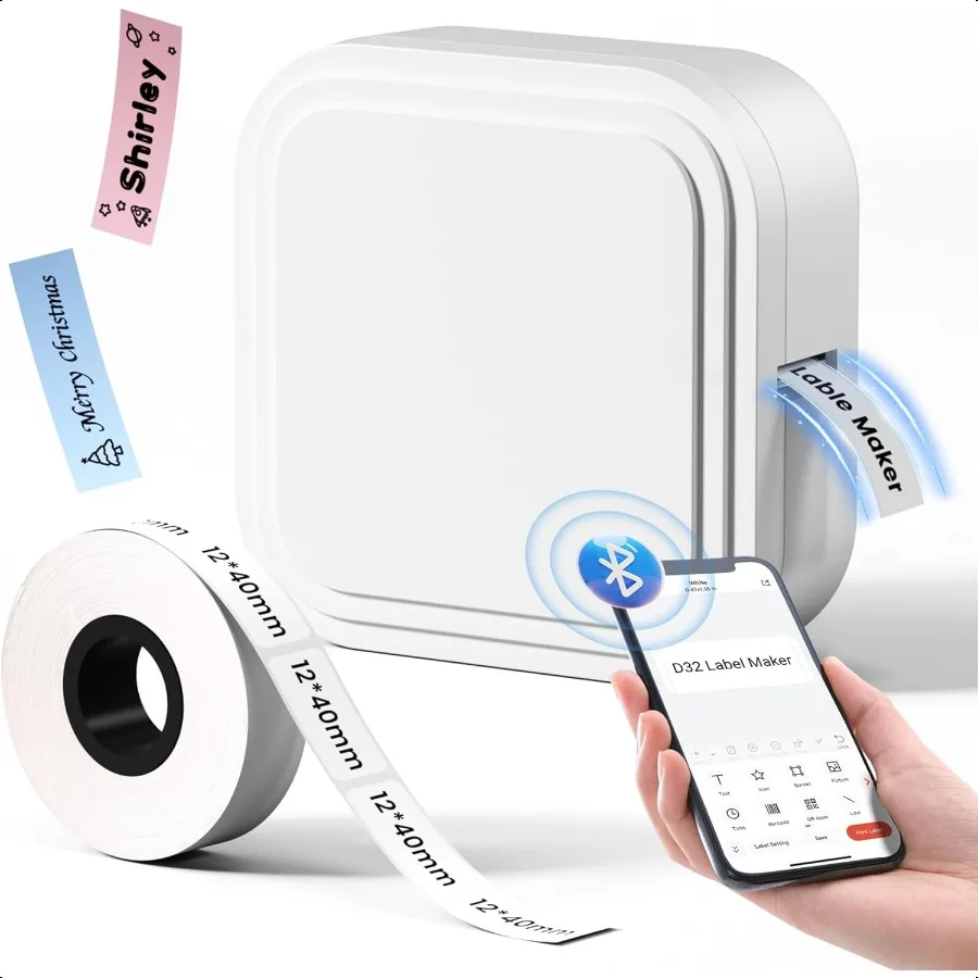 Мини-изготовители этикеток Bluetooth, устройство для изготовления этикеток с лентой для организации хранения, портативный перезаряжаемый принтер этикеток с несколькими возможностями 
Мини-изготовители этикеток Bluetooth, устройство для изготовления этикеток с лентой для организации хранения, портативный перезаряжаемый принтер этикеток с несколькими возможностями