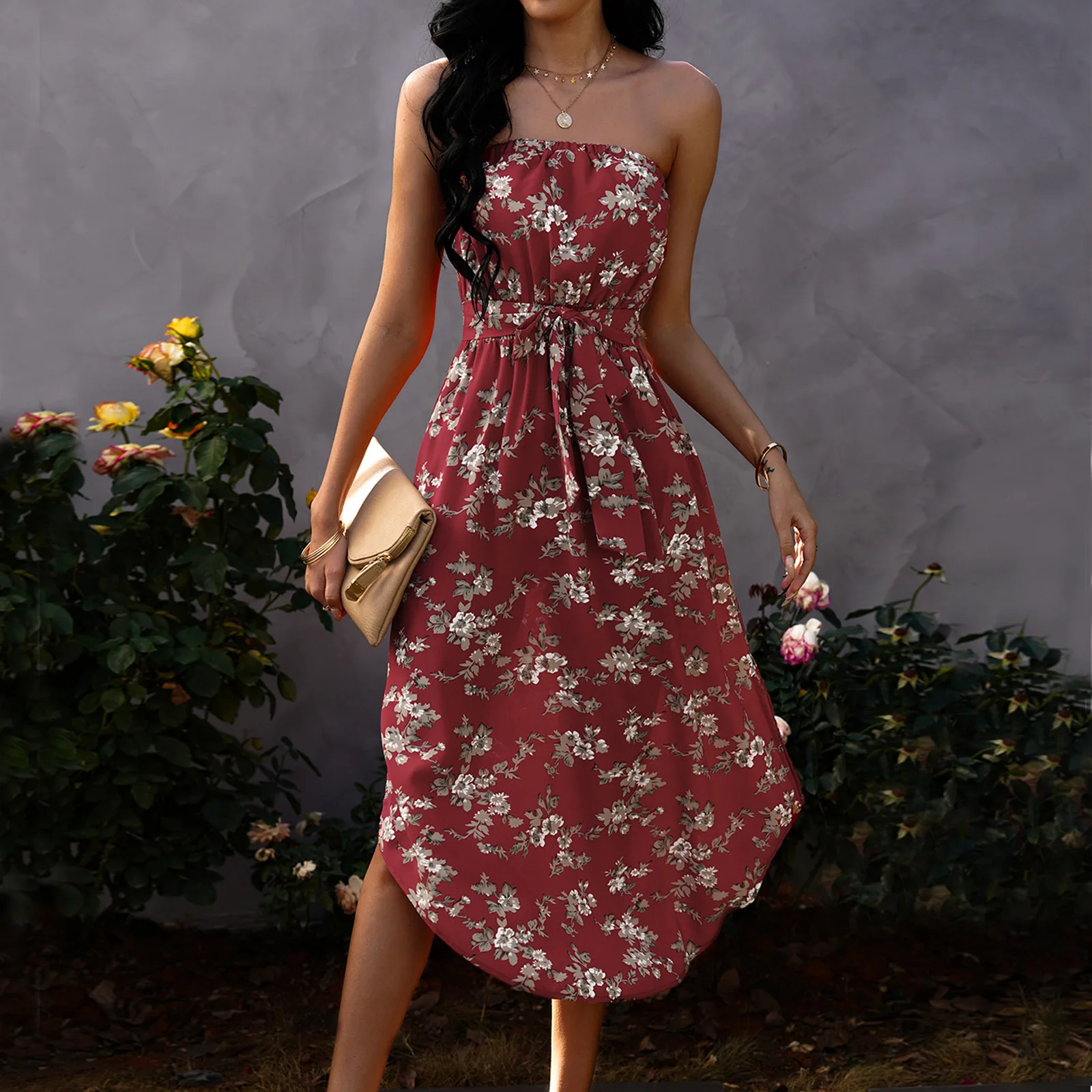 Free Shipping Sexy Wrap Chest Floral Skirt Women's 2022 Summer Fashion New Chiffon Dress Fast Shipping
Free Shipping Sexy Wrap Chest Floral Skirt Women's 2022 Summer Fashion New Chiffon Dress Fast Shipping
