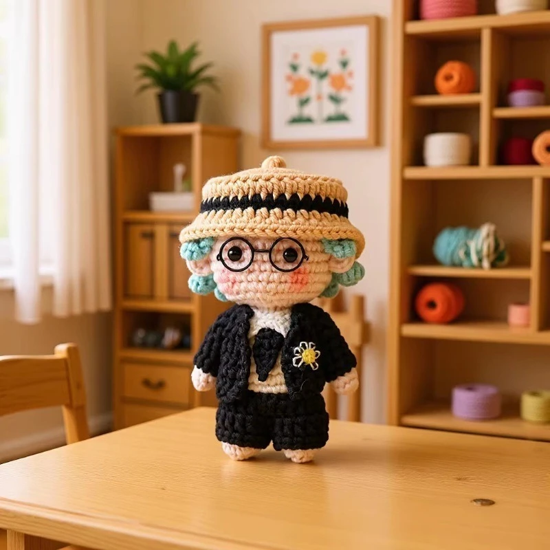 New Cute Handmade Knitted Cartoon Doll Yarn Crochet Bag Pendant Concert Peripheral Fan Support Figurine Creative Decor Gift
New Cute Handmade Knitted Cartoon Doll Yarn Crochet Bag Pendant Concert Peripheral Fan Support Figurine Creative Decor Gift